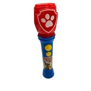 Paw Patrol Light Up Microphone Sing a Long Toy Works 8.25" eKids
